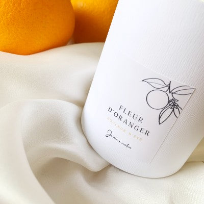 Scented candle, sweet summer scent, orange blossom