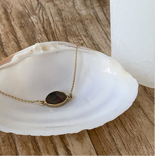 Bracelet or et nacre