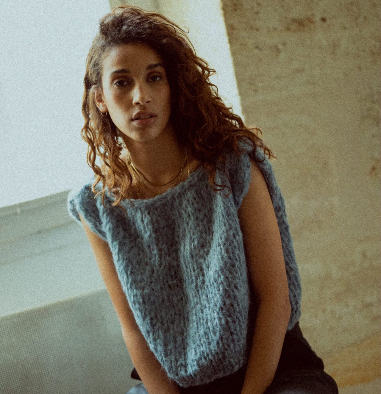Wool tank top