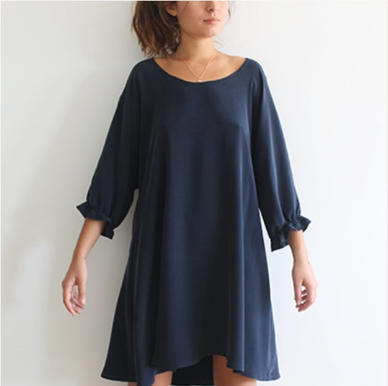 Claire silk dress