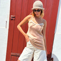 Robe slipdress or et paillettes*