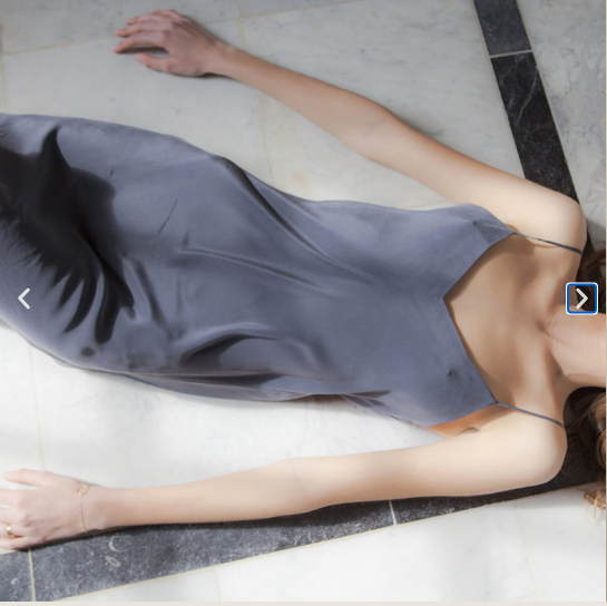 Matte silk slip dress