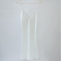 Washed silk slip dress