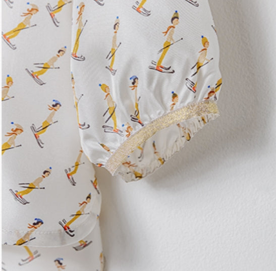 High-season silk tunic