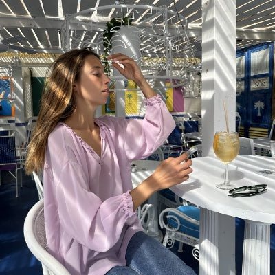 Valentina silk tunic