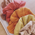 scrunchie made from certified organic cotton