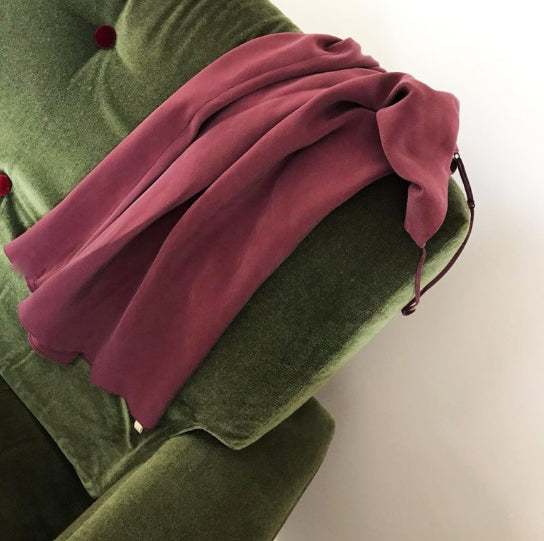Matte silk slip dress