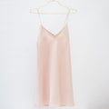 Matte silk slip dress