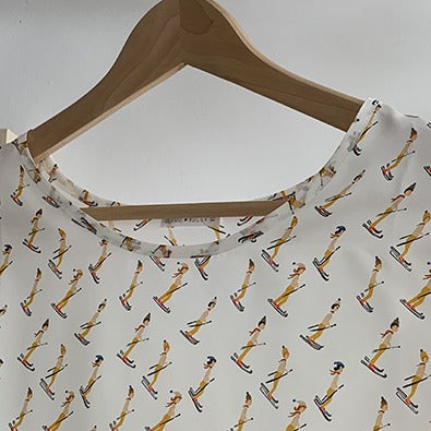 High-season silk tunic